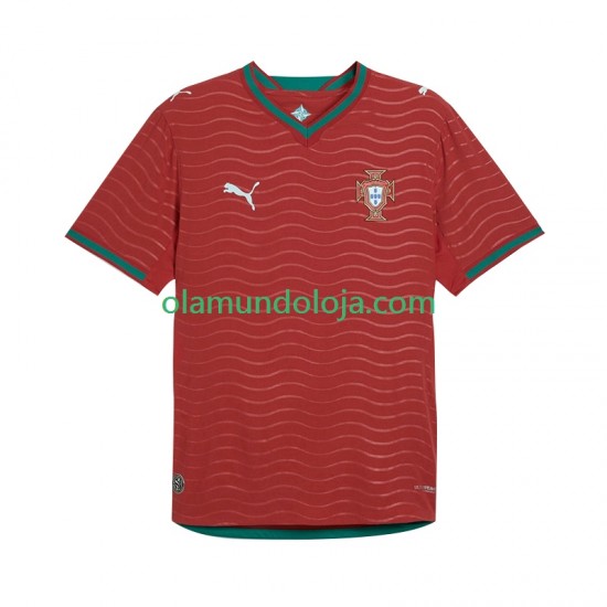 Camisola Portugal Homem Equipamento Primeiro Copa do Mundo 2026 Manga Curta